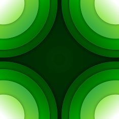 Abstract green paper circles vector background N9
