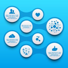 Clean Circle Infographic Elements N3