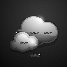 Shiny glass infographic design N10