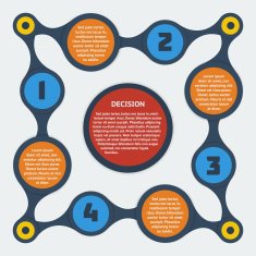 Metaball infographic elements N9