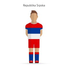Republika Srpska football player Soccer uniform N2