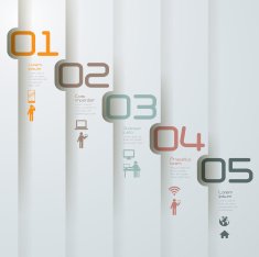 Infographics vector design template N440