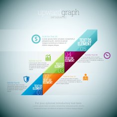 Upward Graph Infographic