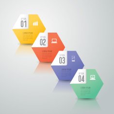 Infographics vector design template N443