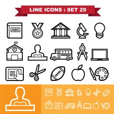 Line icons set 29 N2