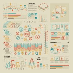 Line UI Infographic Elements - Complete Set N6 free image download