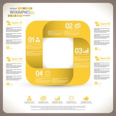 Minimal infographic template N49