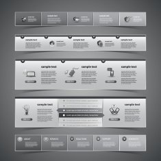 Web Design Elements - Header Designs N4