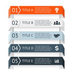 Vector arrows infographic Template for diagram graph presentation and chart N20