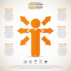 Business management strategy or human resource infographic N83