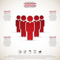 Business management strategy or human resource infographic N85