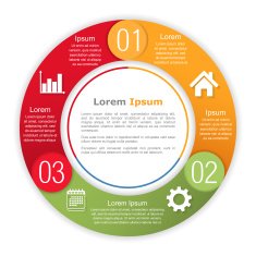 Circle Infographics Template N4