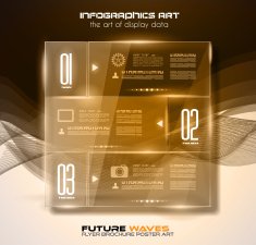 Infographic template with flat UI icons for ttem ranking N32