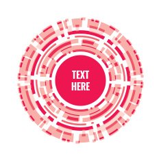Abstract vector background Many circles