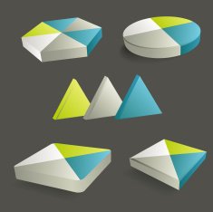 Geometric shapes Object for infographics