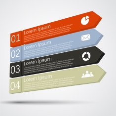 Modern vector template for your business project N358