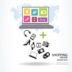 Shopping online concept N7