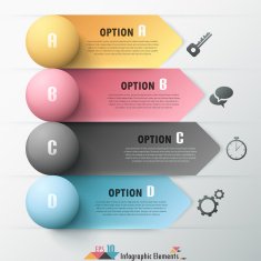 Modern Infographic Options Banner N82