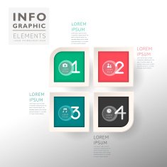 abstract option infographics N27