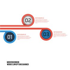 Modern RIbbon Workflow Options Banner N8 free image download