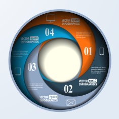 Abstract Paper Infographics N14