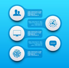 Clean Circle Label Elements