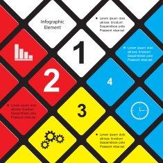 Infographics web design Modern template N34