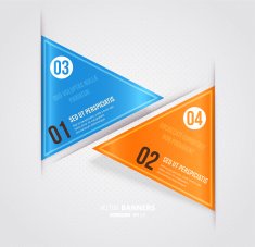 Abstract Paper infografics design N42
