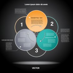 Diagram infographic for business project workflow N51
