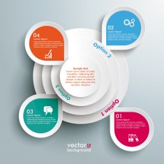 White Circles in 4 Options