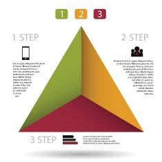 Modern info graphic for business project N3