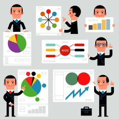 InfoGraphic Presentation man