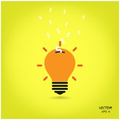creative light bulb saving sign N2