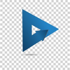 Abstract blue icon N5
