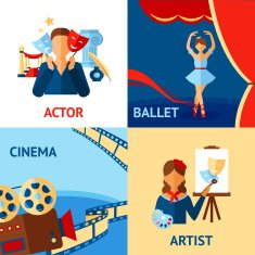 Art And Culture Design Concept Set N2