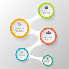 Vector elements for infographic N21