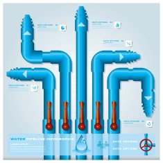 Water Pipeline Business Infographic N10
