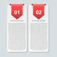 Abstract paper infographic Vector illustration N7