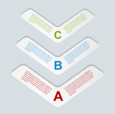 Abstract paper infographic N83