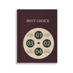 Vector infographic book design