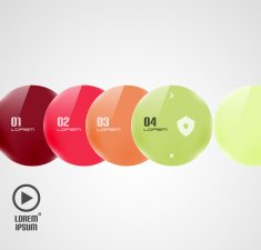 Circles presentation template N2