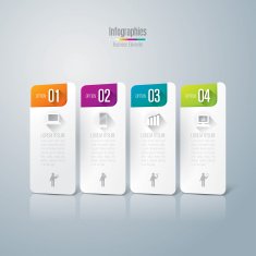 Infographics vector design template N478