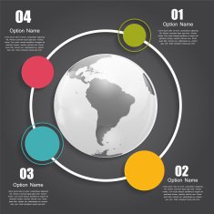 Infographic Templates for Business Vector Illustration N2030