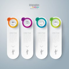 Infographics vector design template N480
