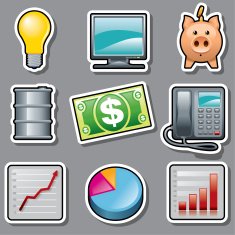 Economy GREY ICONS