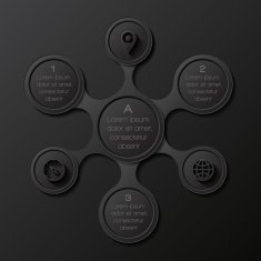 Metaball diagram Infographic elements N5