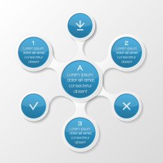 Metaball diagram Infographic elements N6