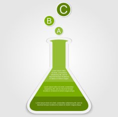 Business Infographics scientific style Vector illustration N4