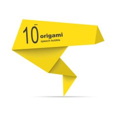 Origami price tag