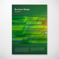 Modern Vector shape abstract brochure report design template